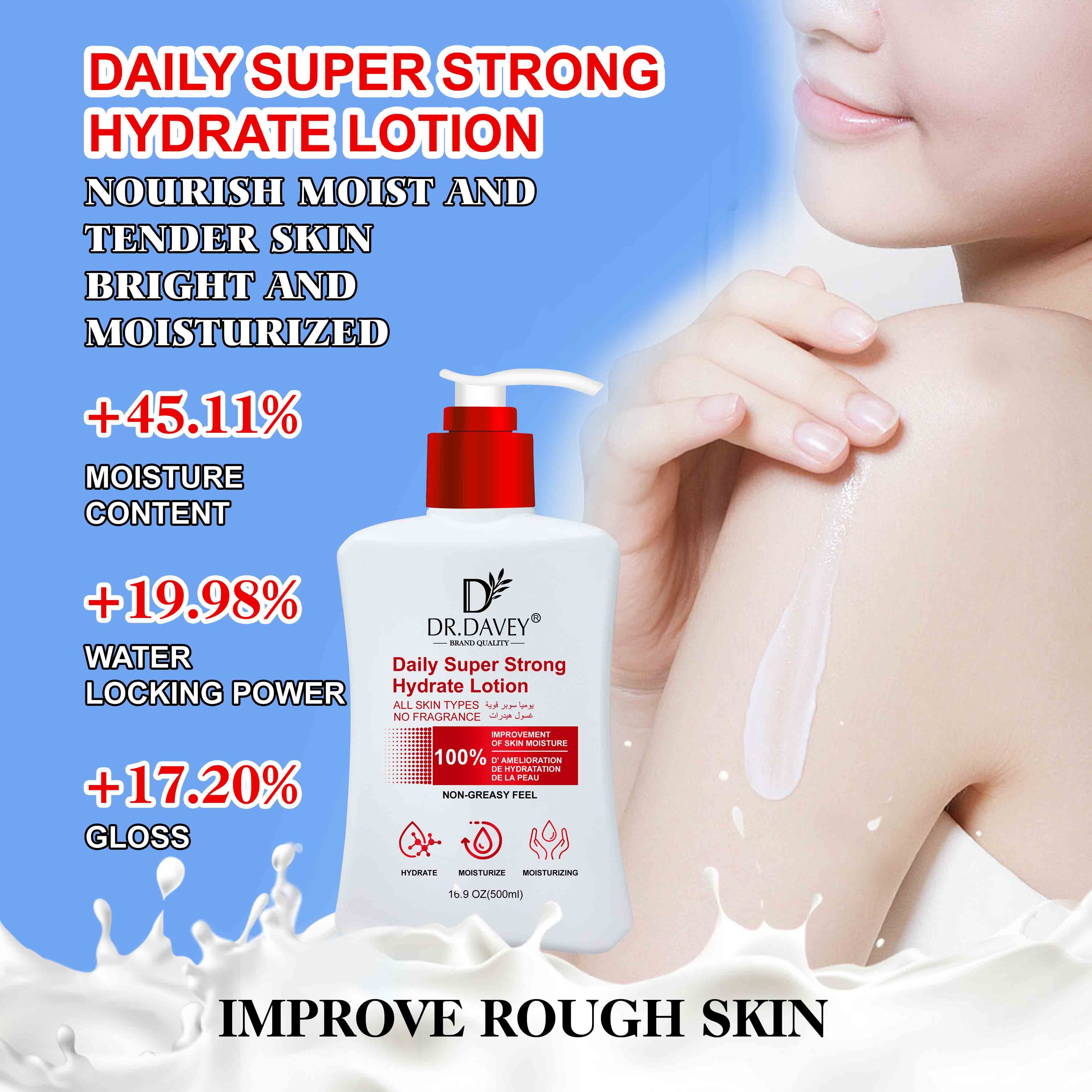 DR.DAVEY Body White Lotion No Side Effects Whitening Lotion Hydrate Body Lotion
