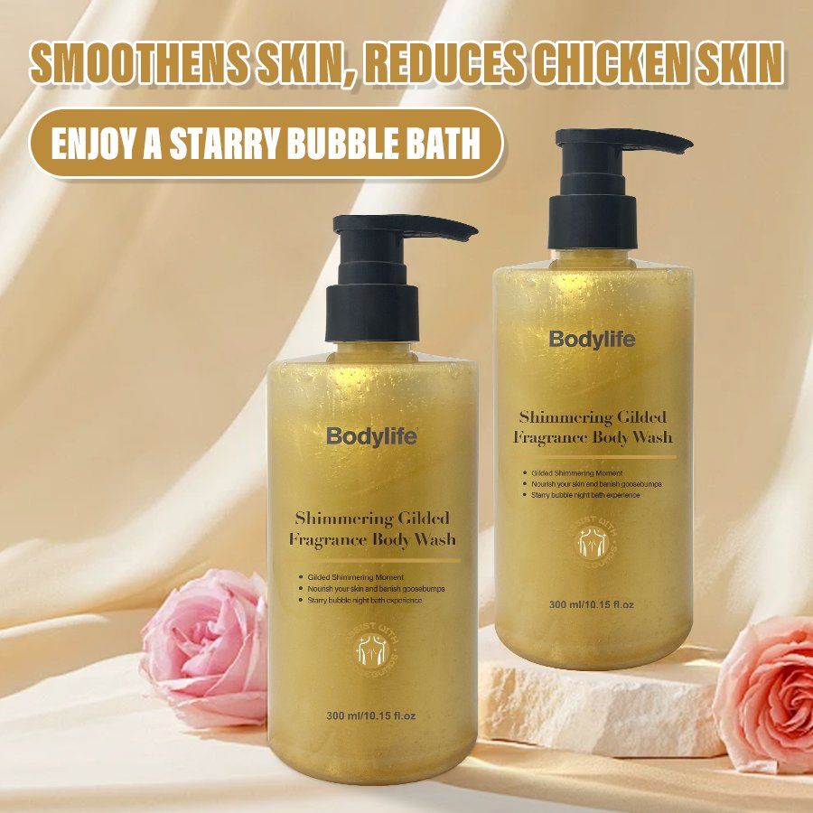 Oem Odm Private Label 500ml Natural Organic Bath Lotion For Women Whitening Hydrating Anti-aging 24k Pure Gold Body Wash Lotion