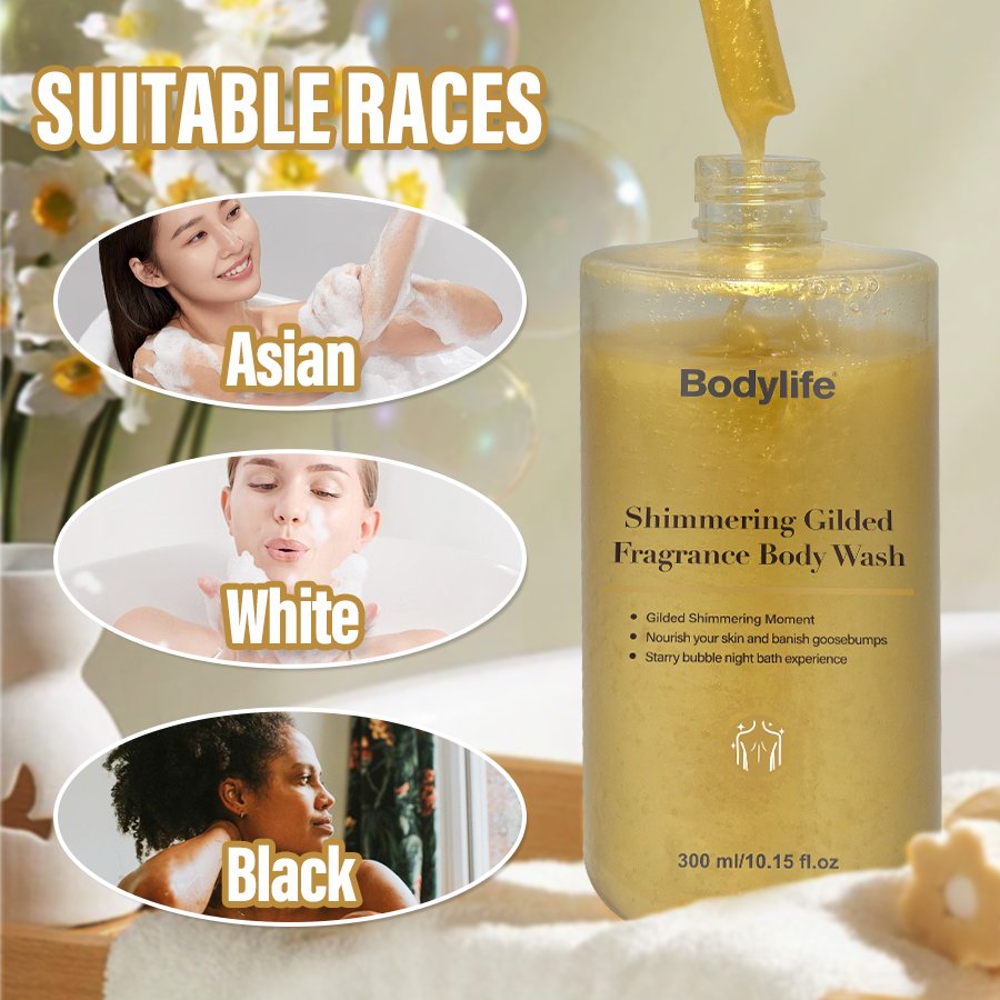Oem Odm Private Label 500ml Natural Organic Bath Lotion For Women Whitening Hydrating Anti-aging 24k Pure Gold Body Wash Lotion