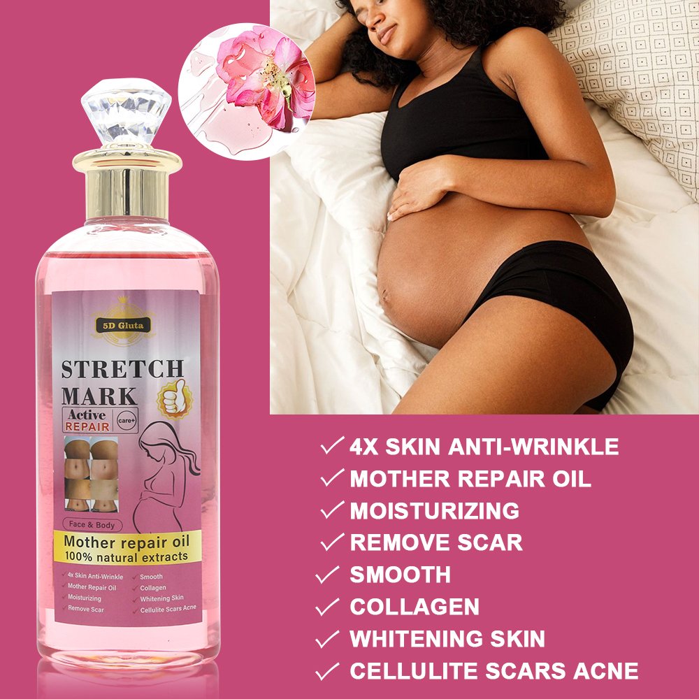 Organic 100% Natural Extracts Stretch Marks Oil Private Label Postpartum Repair Firming Face Body Stretch Mark Remover Oil