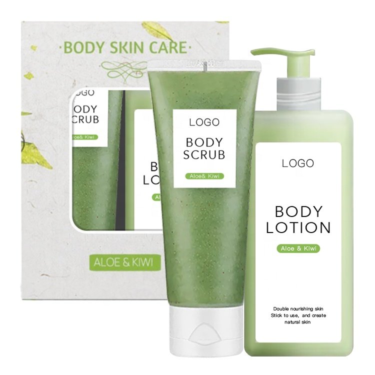 Custom Private Label Wholesale Vegan Whipped Exfoliating Body Scrub And Body Lotion