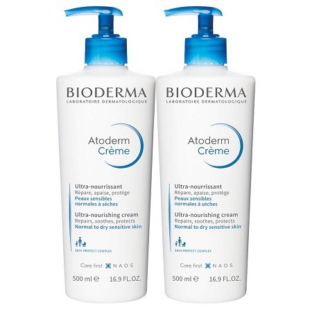 Biodermaa - Atoderm Cream - Hydrating Body Lotion - Body Moisturizer for Normal for Dry Sensitive Skin 500ml