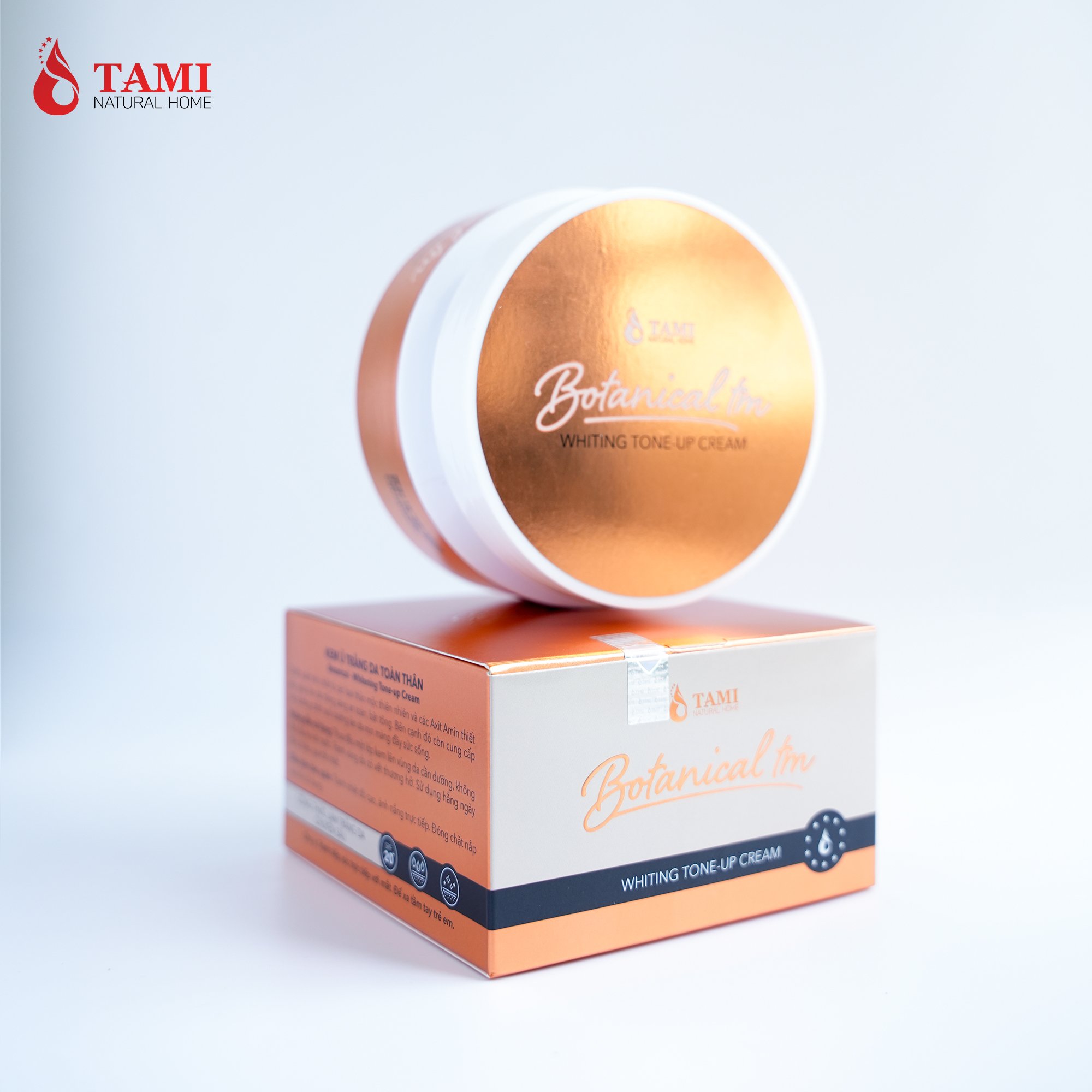 Wholesale 290g Vegan Botanical TM Skin Whitening Cream Lightening Tone-Up Body Lotion Vietnam Improves Pigmentation OEM