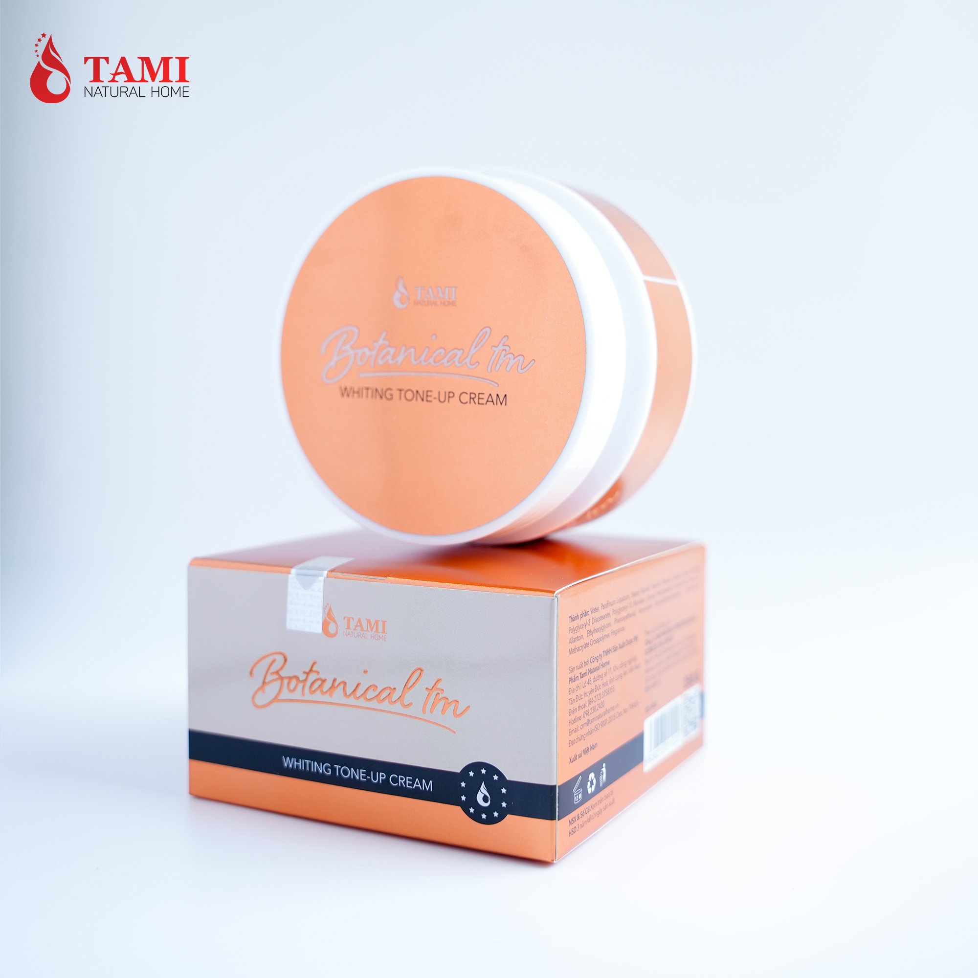 Wholesale 290g Vegan Botanical TM Skin Whitening Cream Lightening Tone-Up Body Lotion Vietnam Improves Pigmentation OEM
