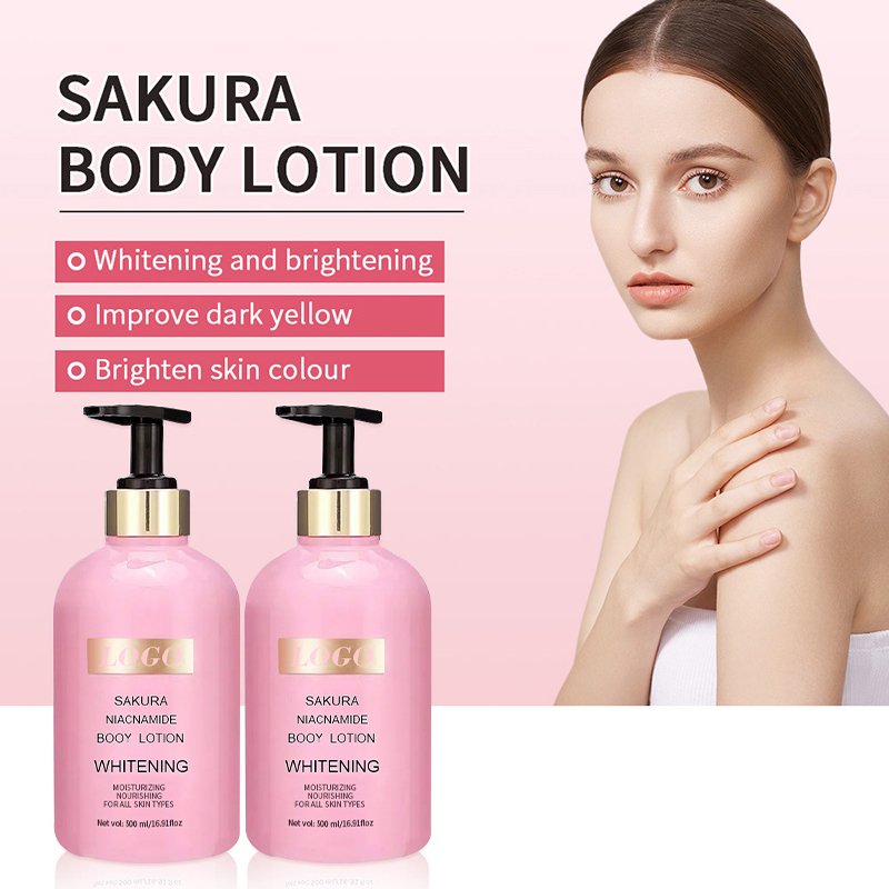 Reboot the newborn water light muscle Skin is supple and smooth all day long good golden glow sakura body lotion
