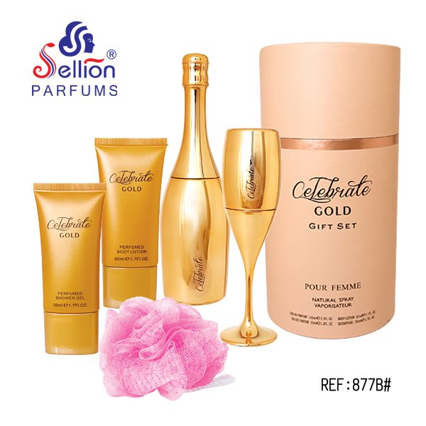 Hot Sell Organic 5PCS Body Mist and Body Lotion and Perfume Gift Set