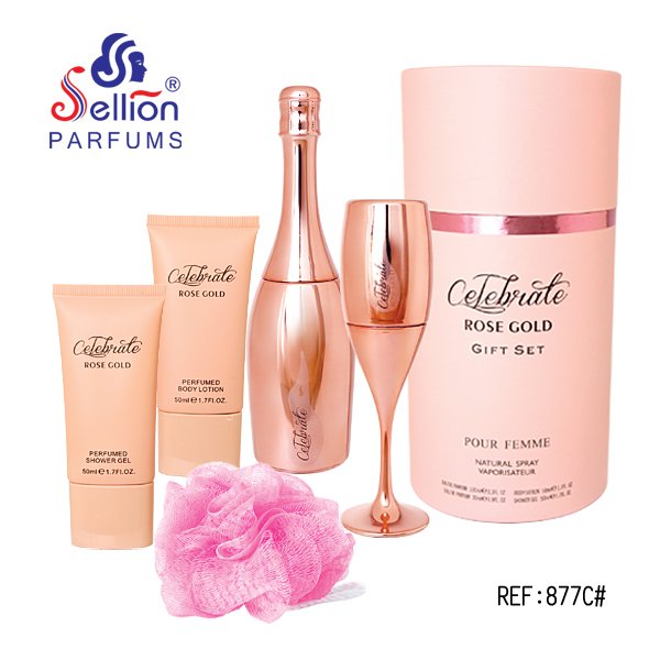 Hot Sell Organic 5PCS Body Mist and Body Lotion and Perfume Gift Set