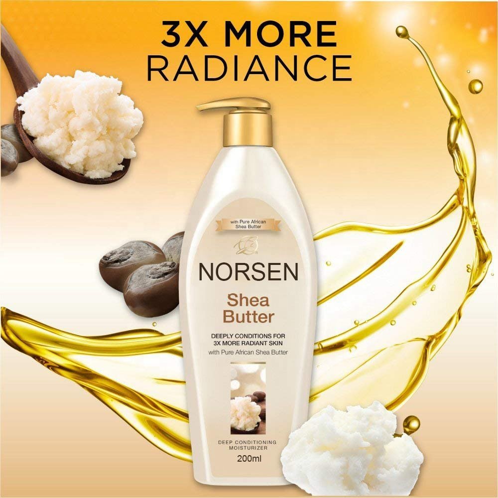 OEM Private Label Natural Organic Whitening Enriching Shea Butter Body Lotion