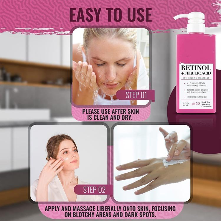 High Quality Anti-Aging Brightening Retinol Body Lotion For Dry Skin