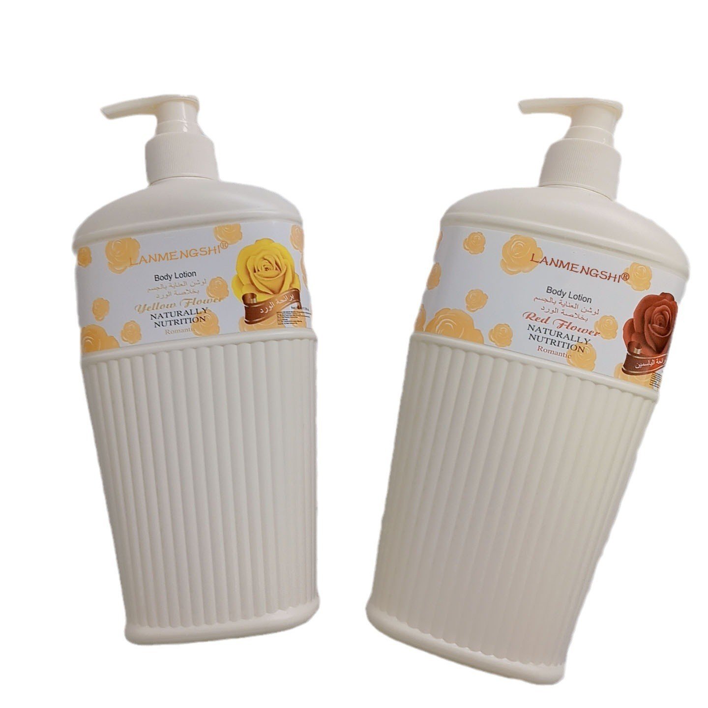 Customized rose flavored moisturizing and whitening body lotion