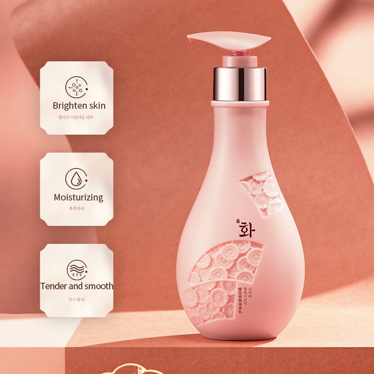 Private Label Custom body cream moisturizing and lightening skin whitening cherry extract body lotion
