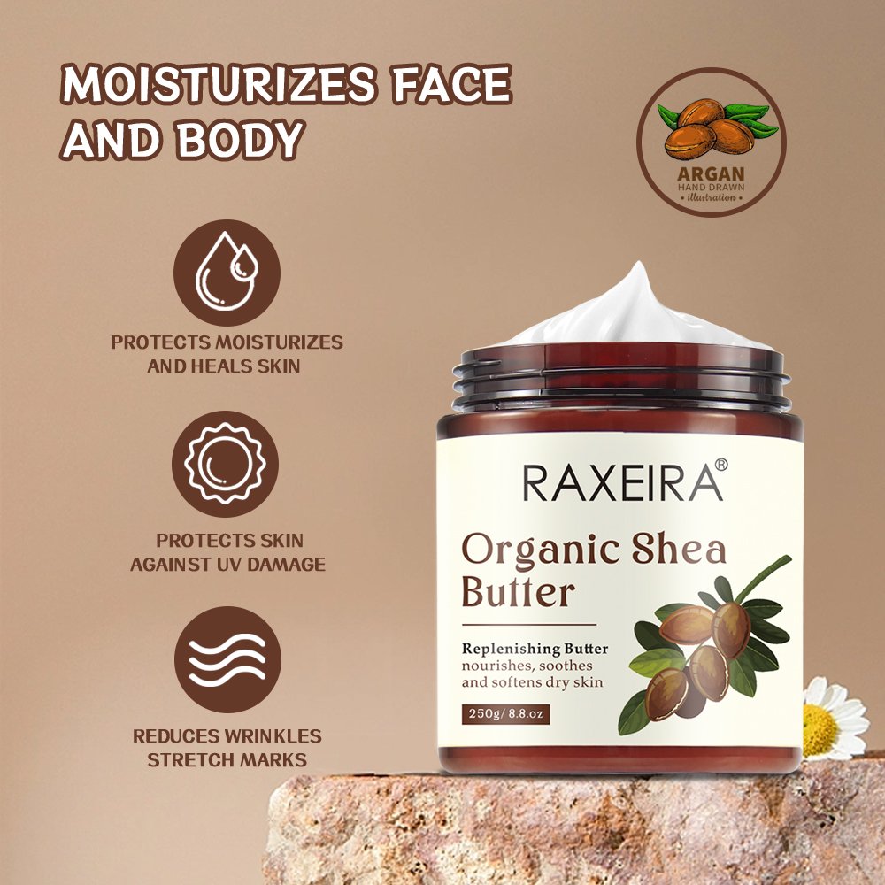 OEM/ODM Body Lotion With Shea Butter And Vitamin E Organic MoisturiserWhitening Shea Butter Body Lotion Cream