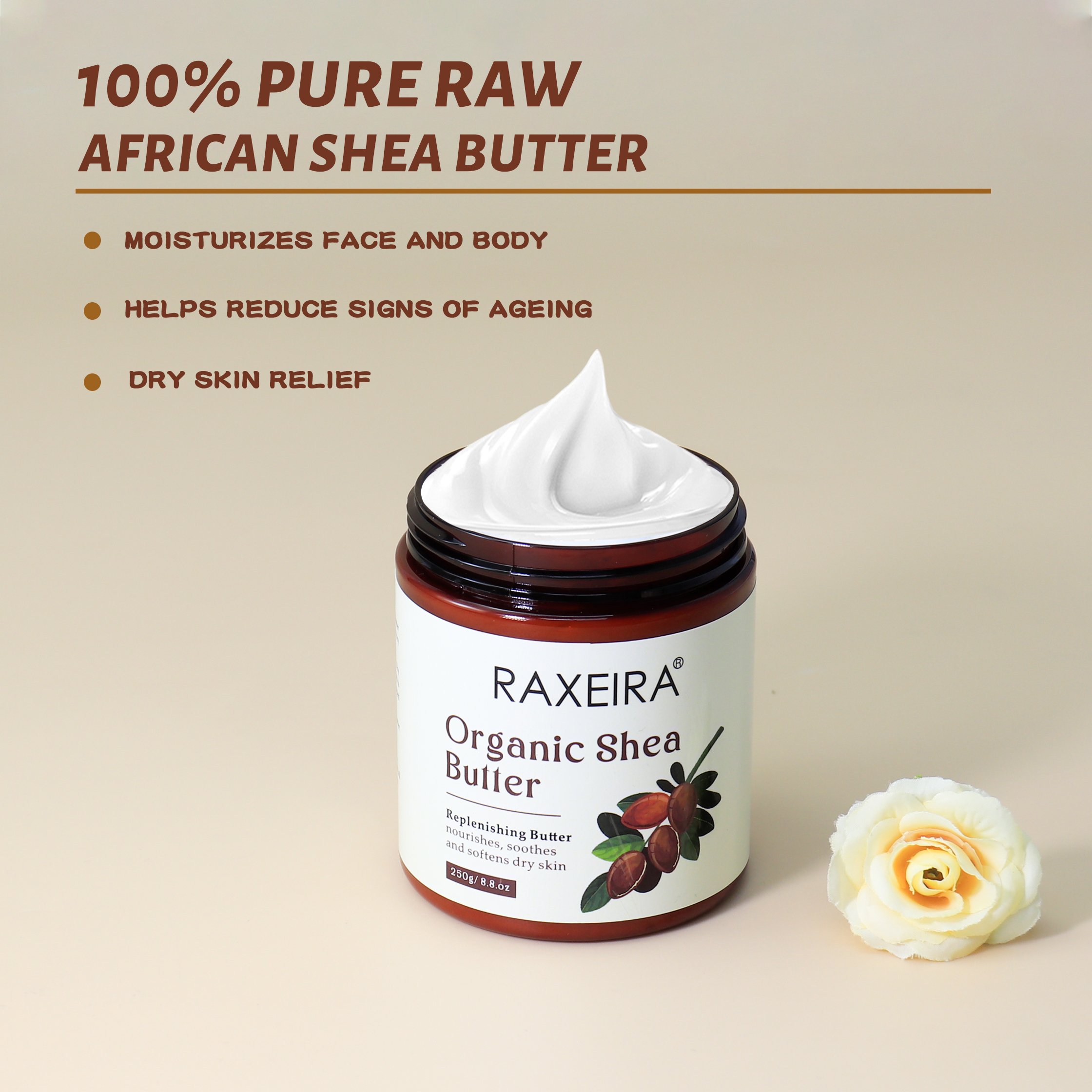 OEM/ODM Body Lotion With Shea Butter And Vitamin E Organic MoisturiserWhitening Shea Butter Body Lotion Cream