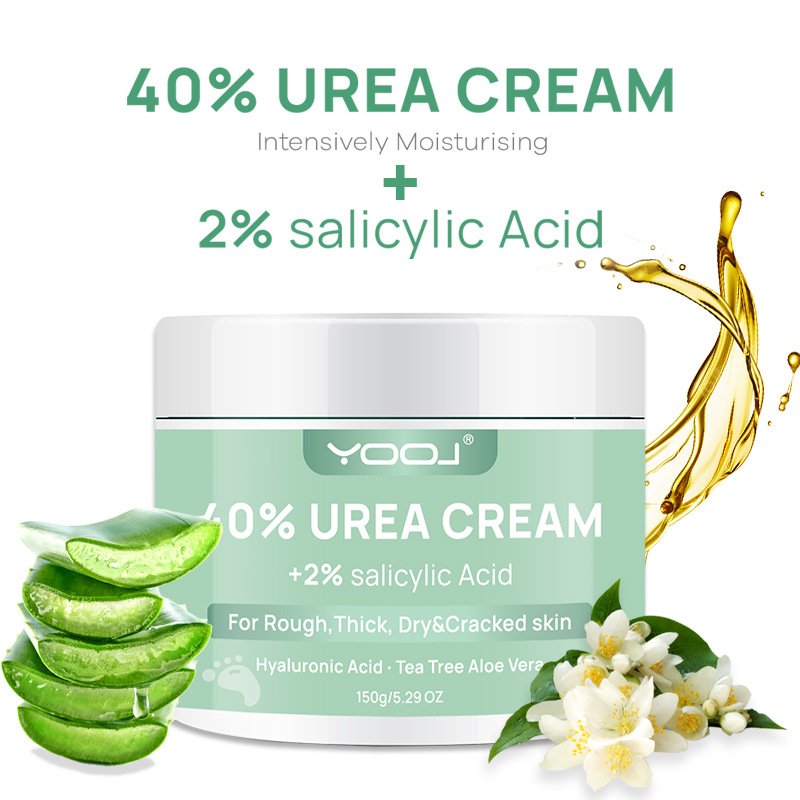 Hot Selling 40% Urea Foot Cream Cracked Heels 2% Salicylic Acid Urea Cream Intensively Moisturizing Hand Foot Cream