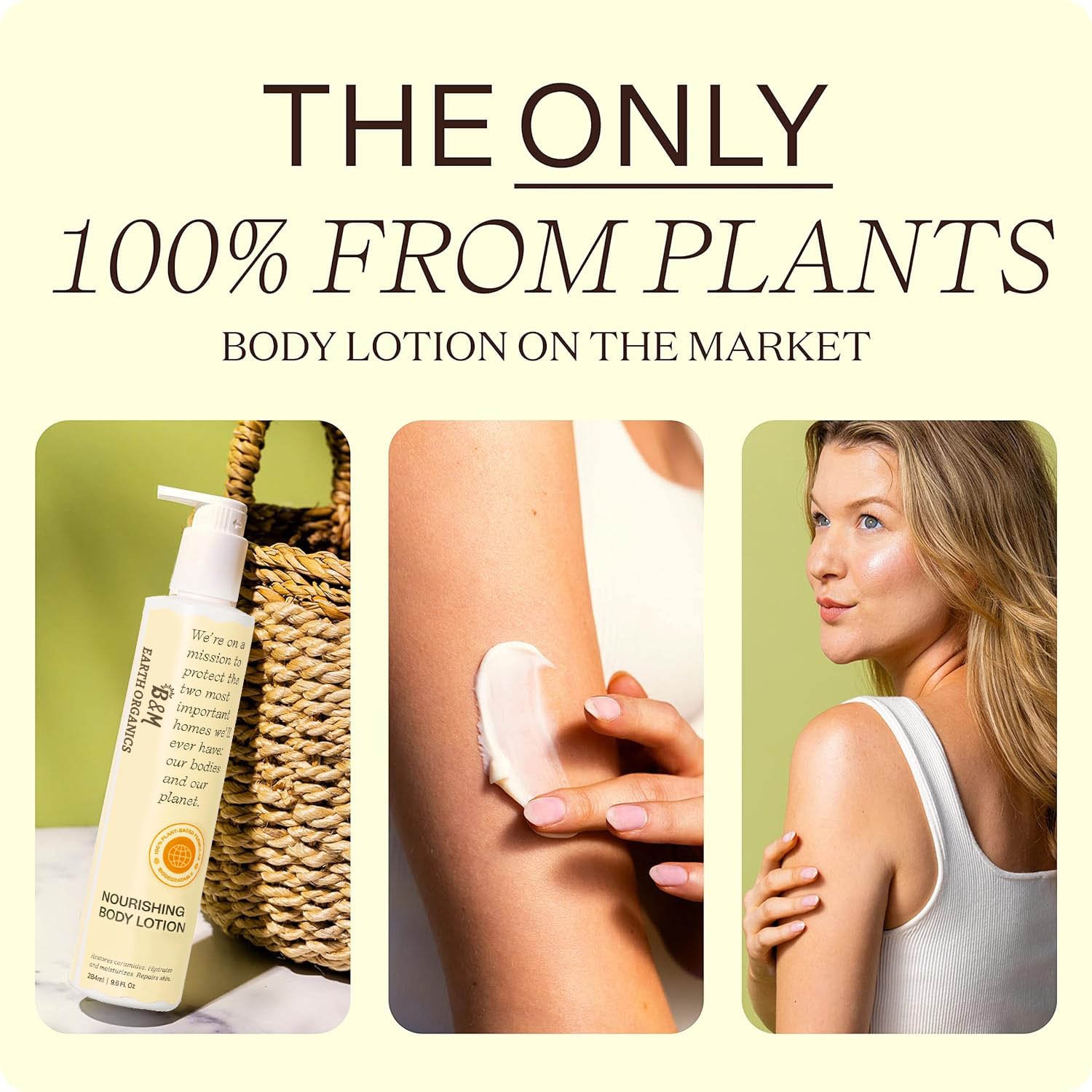 Shea Butter Hand & Body Lotion For Dry and Sensitive Skin Vegan Cruelty Free Natural Gluten Free Effectively Moisturizes