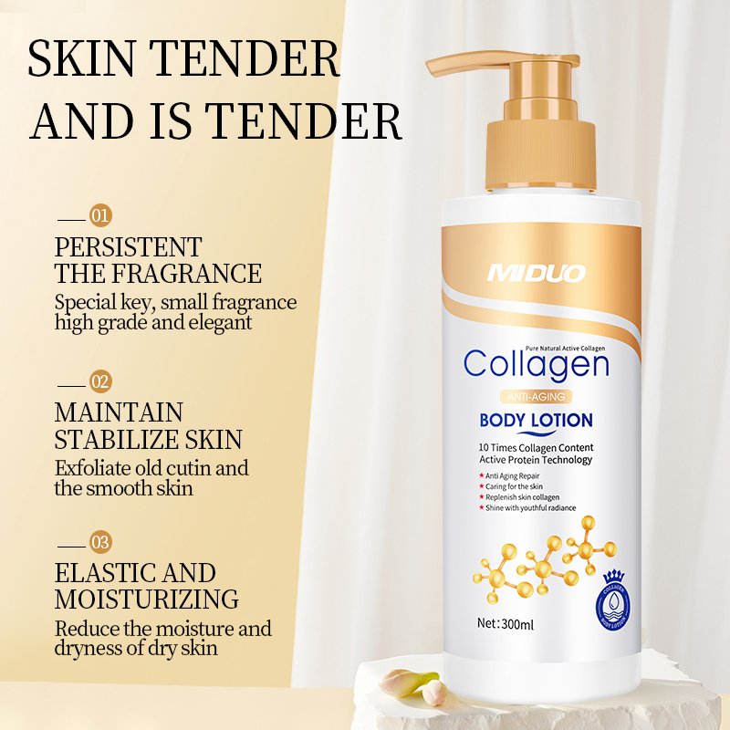OEM 300ML Nourish Design Cream Most Hydrating Argan Oil Rejuvenating Lotion Body Care Body Lotion Collagen Kit For White Skin