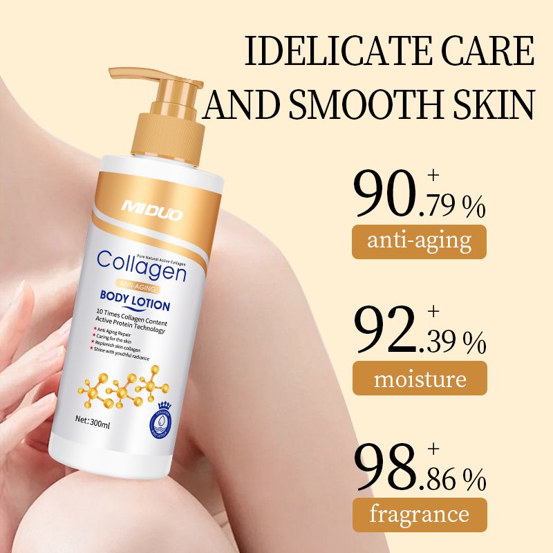 OEM 300ML Nourish Design Cream Most Hydrating Argan Oil Rejuvenating Lotion Body Care Body Lotion Collagen Kit For White Skin