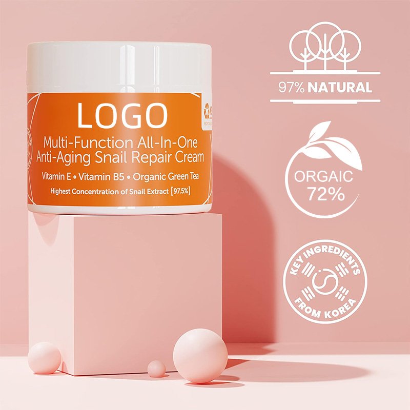 OEM Korean Snail Repair Cream The Most Potent Providing Bright Youthful Glow Natural Organic Korean Beauty Routine