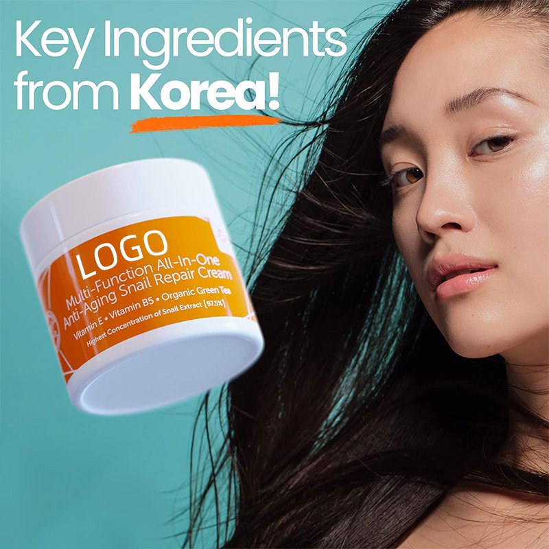 OEM Korean Snail Repair Cream The Most Potent Providing Bright Youthful Glow Natural Organic Korean Beauty Routine