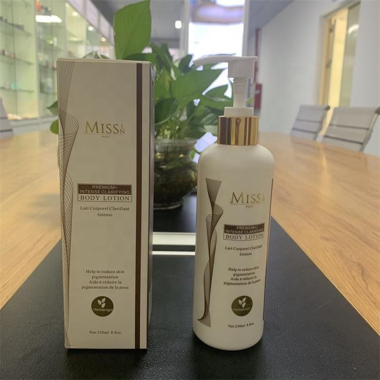 Premium intense clarifying 28 days whitening body lotion for african for dark skin