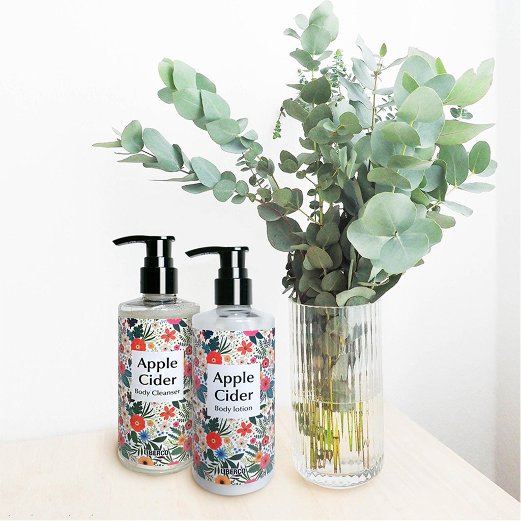 MILOWI Korean Body Set Body Cleanser & Body Lotion Apple Cider Bodycare Moisturizing OBM OEM Private Label Custom Logo