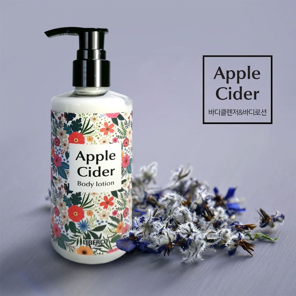 MILOWI Korean Body Set Body Cleanser & Body Lotion Apple Cider Bodycare Moisturizing OBM OEM Private Label Custom Logo
