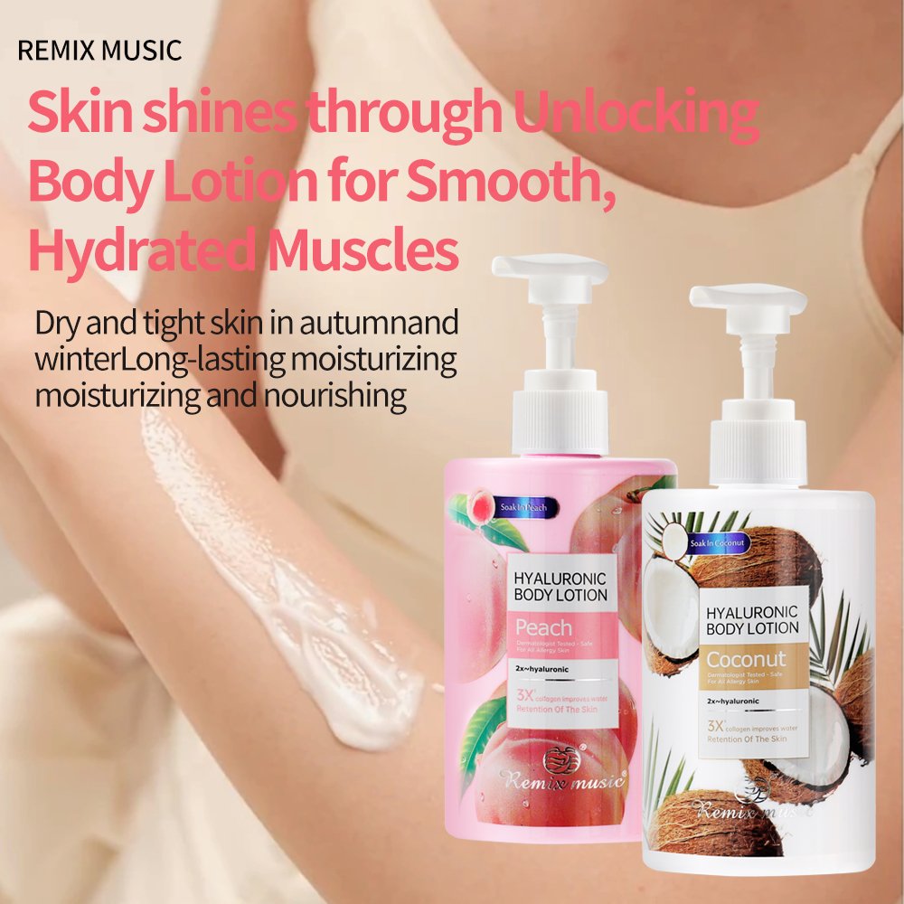 OEM Factory Wholesale Sample 300ML Good Lightening Black Easy Skin Glow Shimmer Niacinamide Body Lotion For Dark Skin
