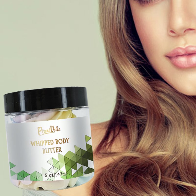 Natural Emulsified Coconut Cocoa Butter Argan Shea Grapefruit Ever Sheen Body Butter Cream Lotion For Dry Skin