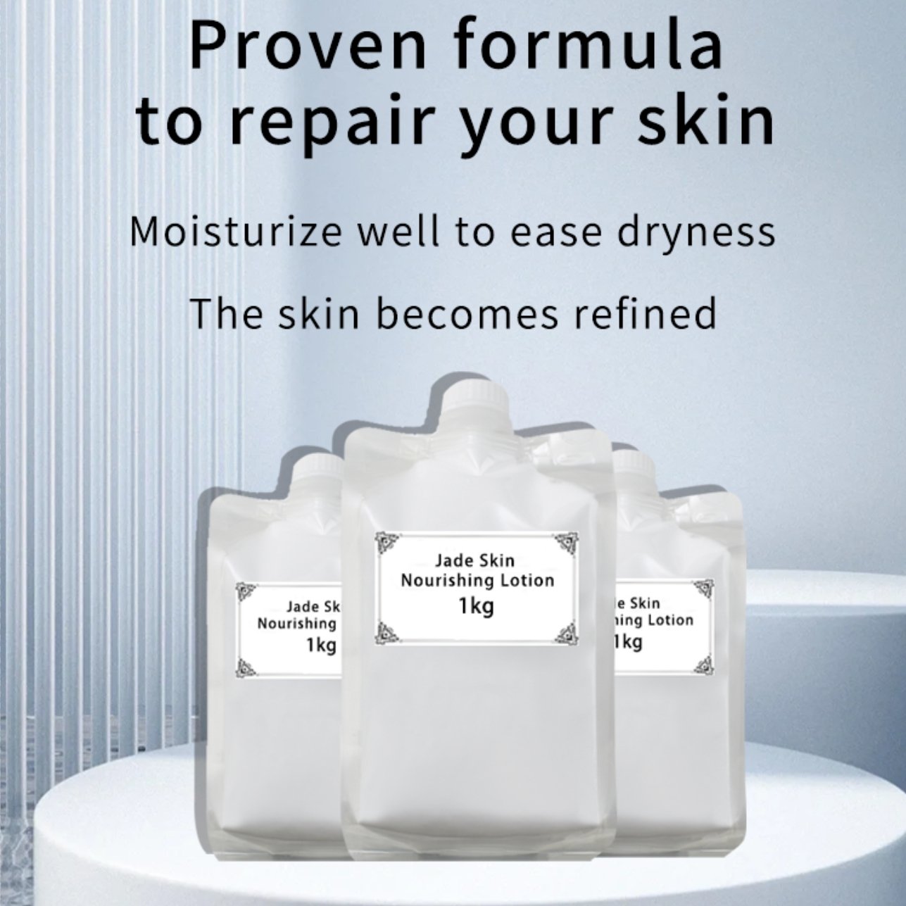 Own brand Keqing customization, pure natural organic, specially for ladies, real white body emollient lotion