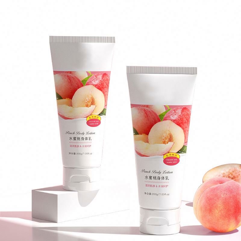 moisturizing body lotion for women whitening Private Brand OEM Honey Peach milk moisturizing body lotion for women whitening