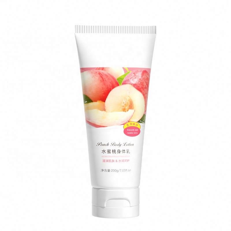 moisturizing body lotion for women whitening Private Brand OEM Honey Peach milk moisturizing body lotion for women whitening