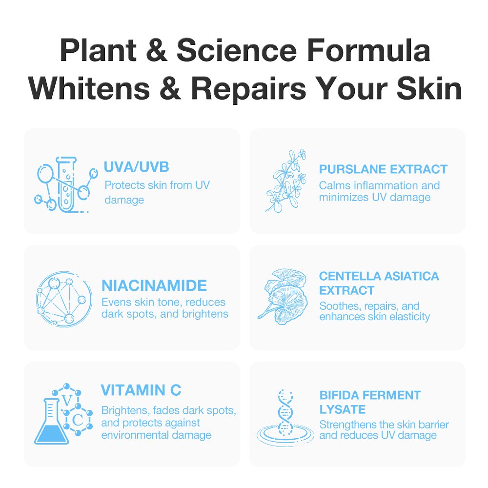 SKINEVER Vegan Skin Care Salicylic Acid and Vitamin C Infused Body Lotion Cream Exfoliating Whitening Moisturizer for Adults