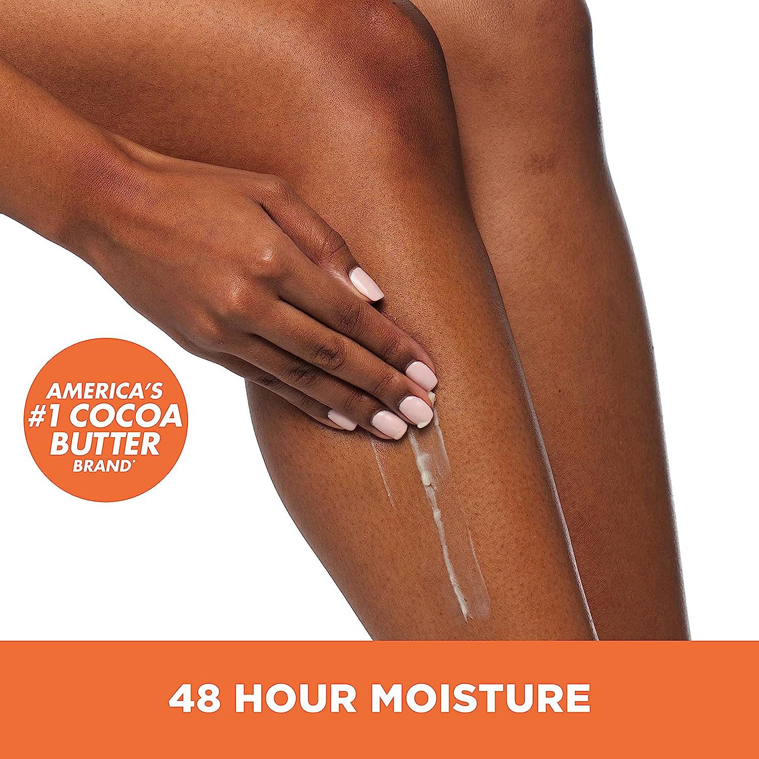 Cocoa Butter Formula Daily Skin Therapy Solid Lotion with Vitamin E Body Moisturizer for Extremely Dry Skin Softens and Soothes