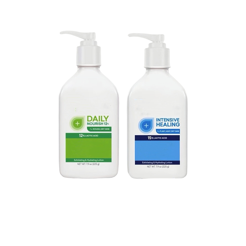 2024 Hot Sale Dry Skin Moisturizing Lotion Body Dermatology Recommended Use 12% 15% Lactic Acid 225g Lotion
