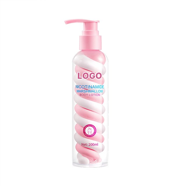 Oem Hot Sale Wholesale Custom Nicotinamide Cotton Candy Body Milk Whitening Skin Care Body Lotion