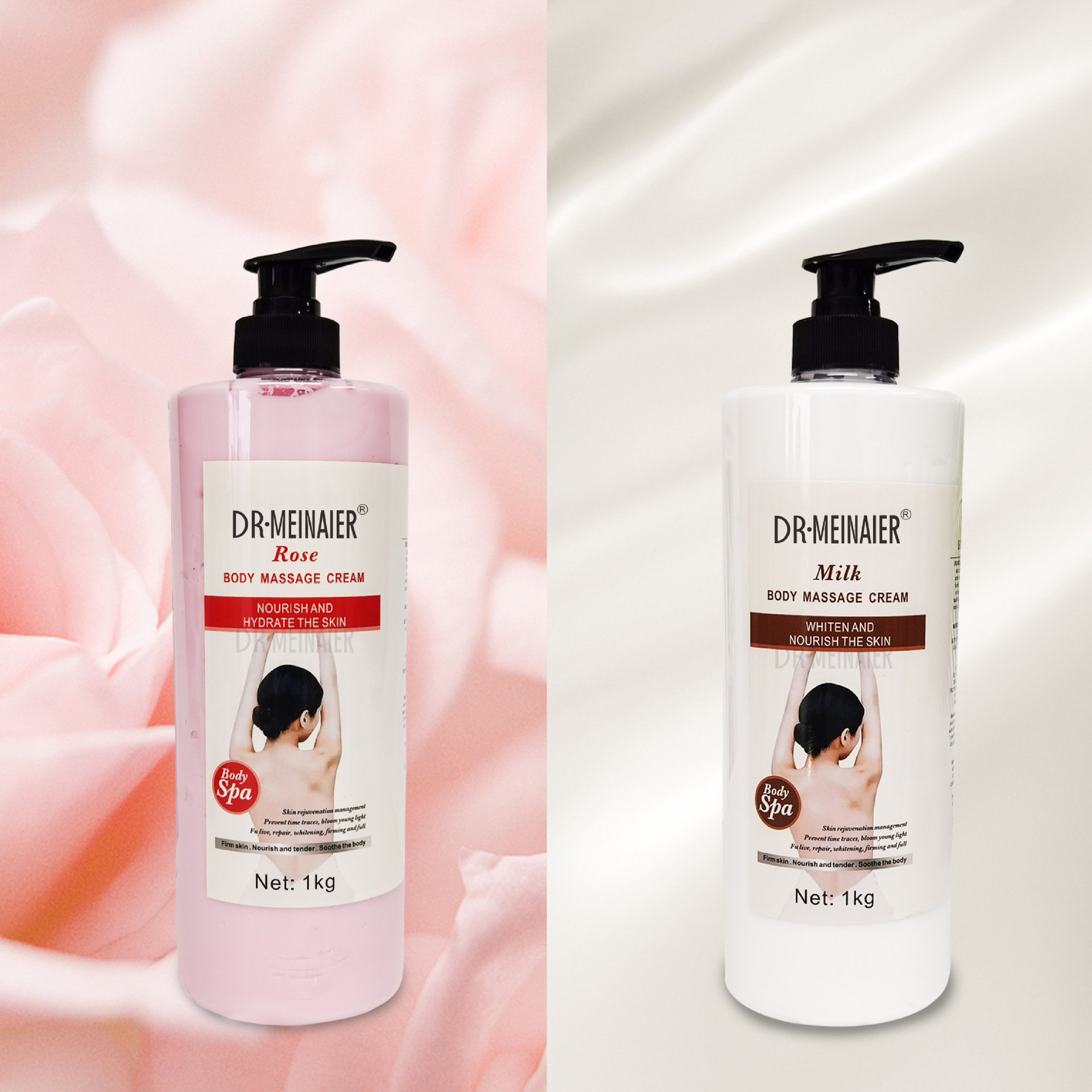 DRMEINAIER Wholesale Whitening Body Lotion Lightening Hydrating whitening massage cream 1kg