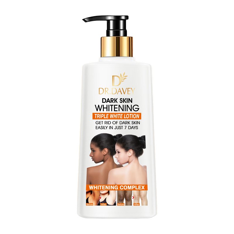 Private Label Dark Skin Whitening Body Lotion Triple White Active Lightening Brightening Lotion