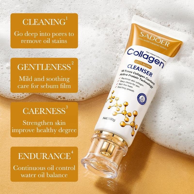Custom Collagen Face Body Anti-wrinkle Care Set Essence Body Lotion Hydrating Mask Cream Shampoo Bath Soap Wholesale Custom Logo