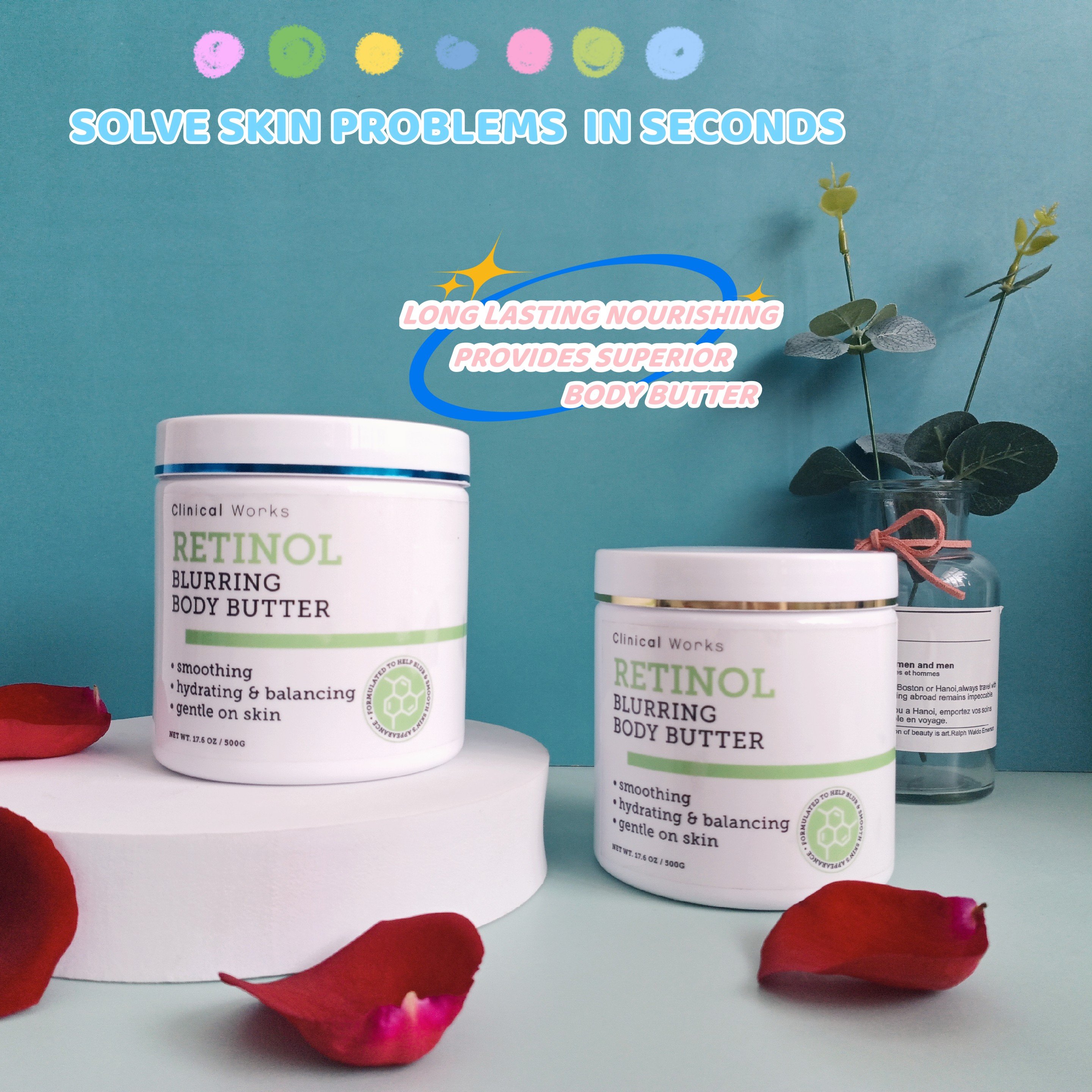 Hot Sell Products Deep Hydration Moisturizing Body Butter Smoothing Body Lotion Nourishing Lightening Whitening Body