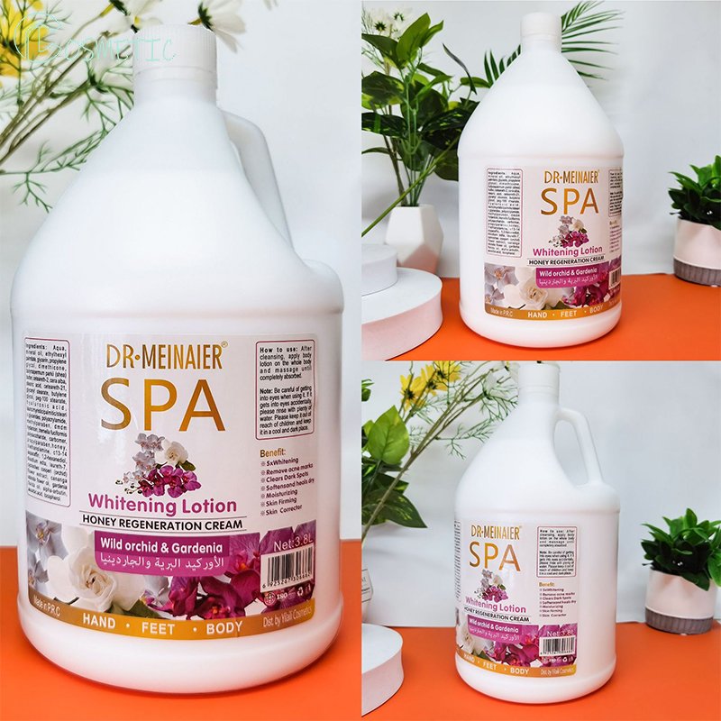Wholesale Beauty Use Large Capacity 3800ml Skin Softening Brightening Vitamin C Whitening Moisturizing Body Milk Lotion