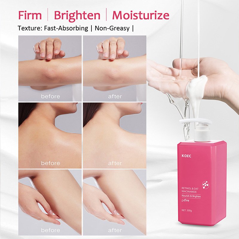 Retinol Body Cream Firming Moisturizer & Crepey Skin Care Treatment, Anti Aging Retinol Body Lotion