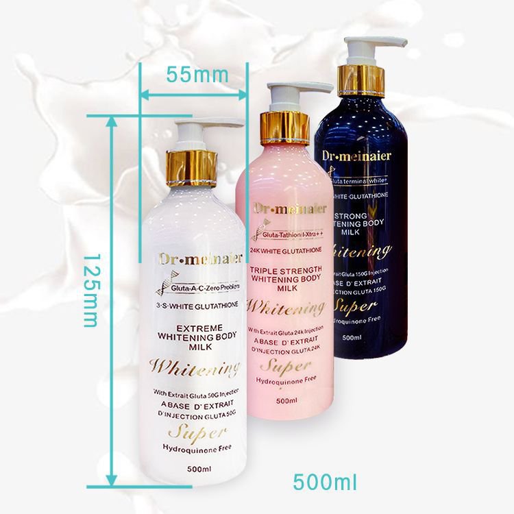 Wholesale Shea Butter Cream Body Lotion Firming Moisturizing Nourishing 24K Gold Milk Gluta Lightening Whitening Body Lotion