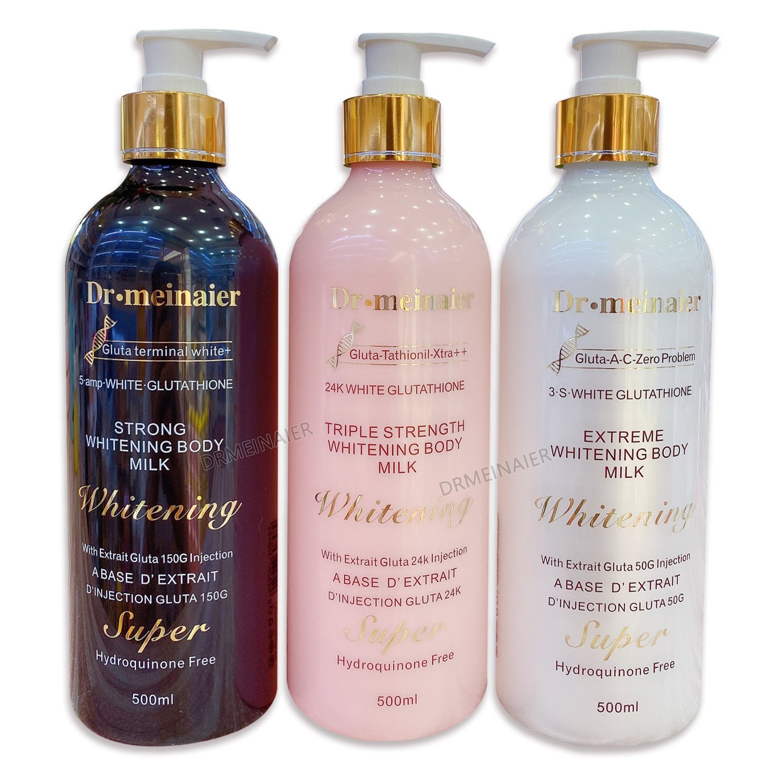 Wholesale Shea Butter Cream Body Lotion Firming Moisturizing Nourishing 24K Gold Milk Gluta Lightening Whitening Body Lotion