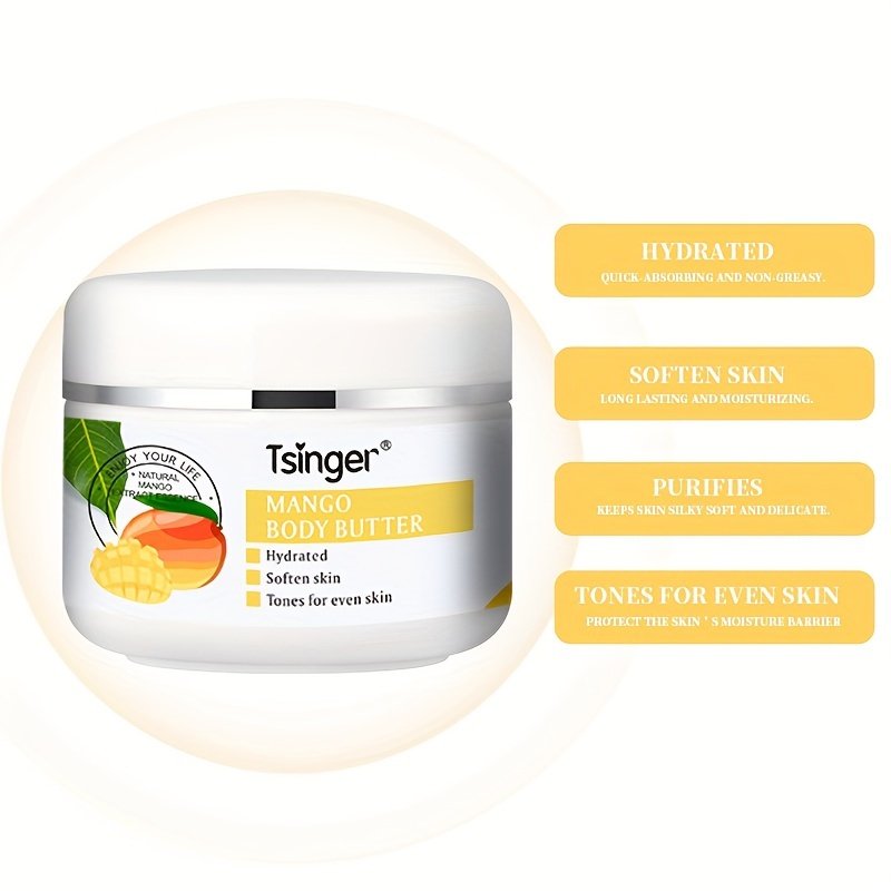 Most Popular Soothes The Skin Best Mango Fruit Extract Whitening Body Moisturizer Lotions