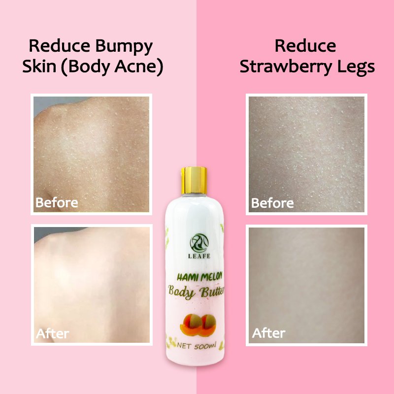 Organic 500ml Shea Strawberry Mango Coconut Colored Body Lotion Moisturizing Body Care Whitening Butter Lotion For Women