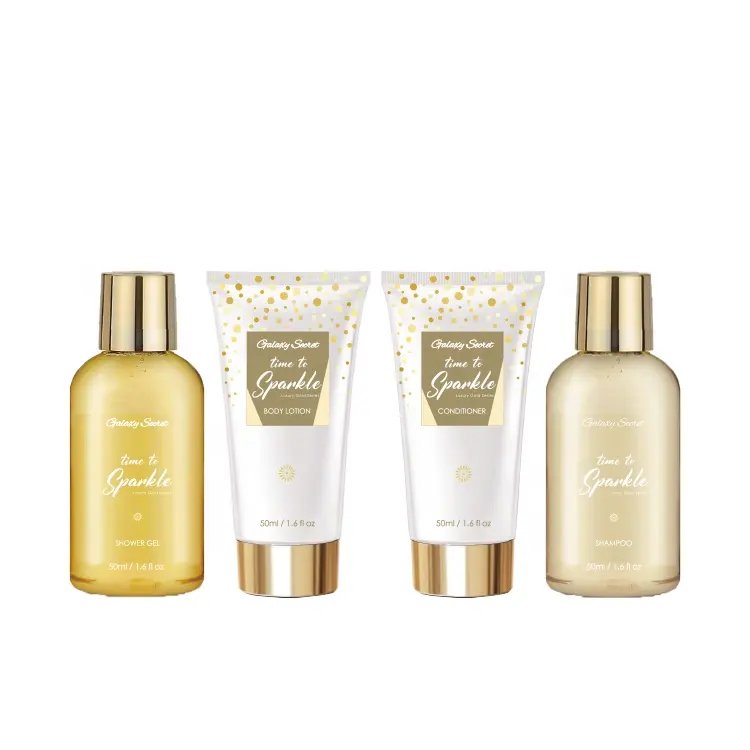 OEM Wholesale Aromatic Moisturizing Nourishing Luxury Body Lotion Shower Gel Conditioner Shampoo Cleansing Body Care Gift Set