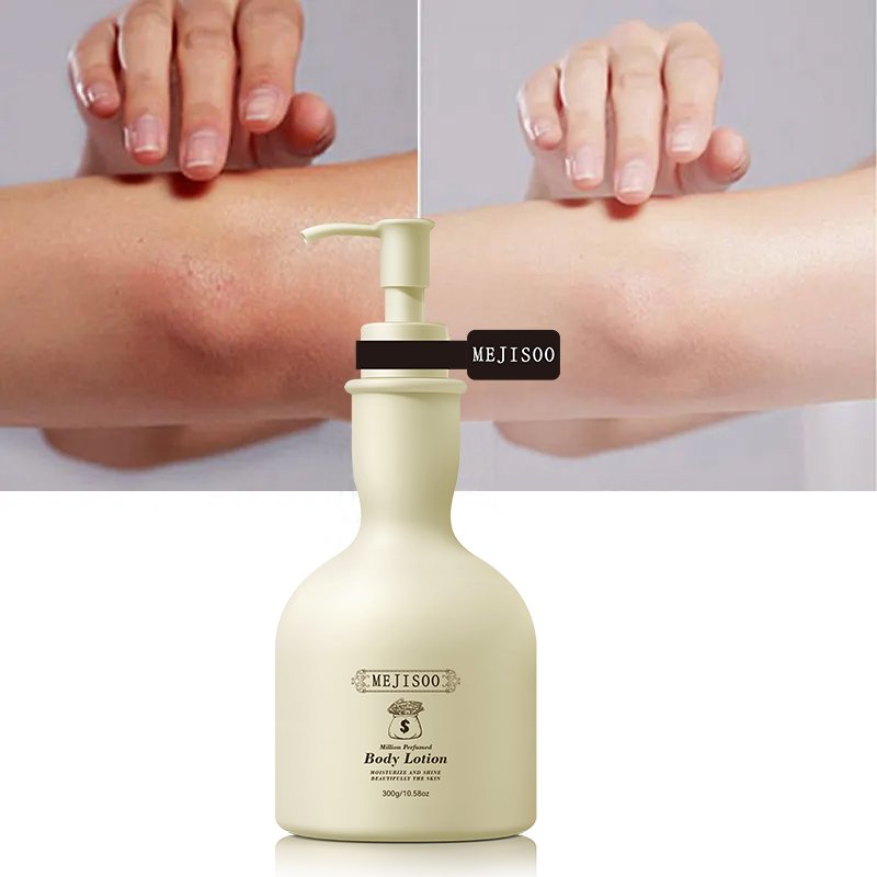 Private Label Custom Moisturizing Whitening long lasting Brightening Smoothing Skin Million Perfumed Body Lotion