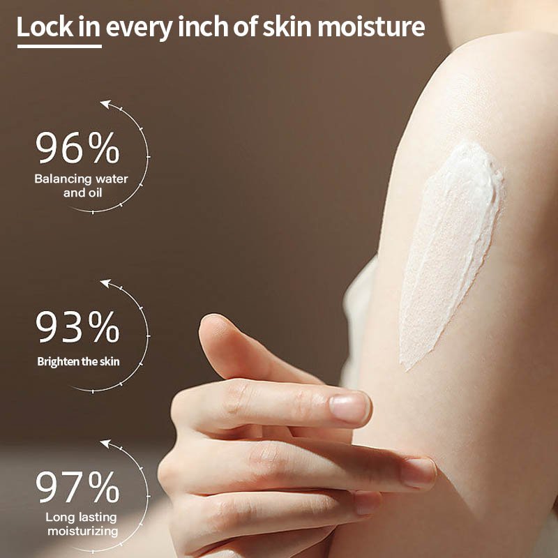 Body lotion, deep moisturizing, brightening skin, gentle, clean, refreshing, oil control and tender skin