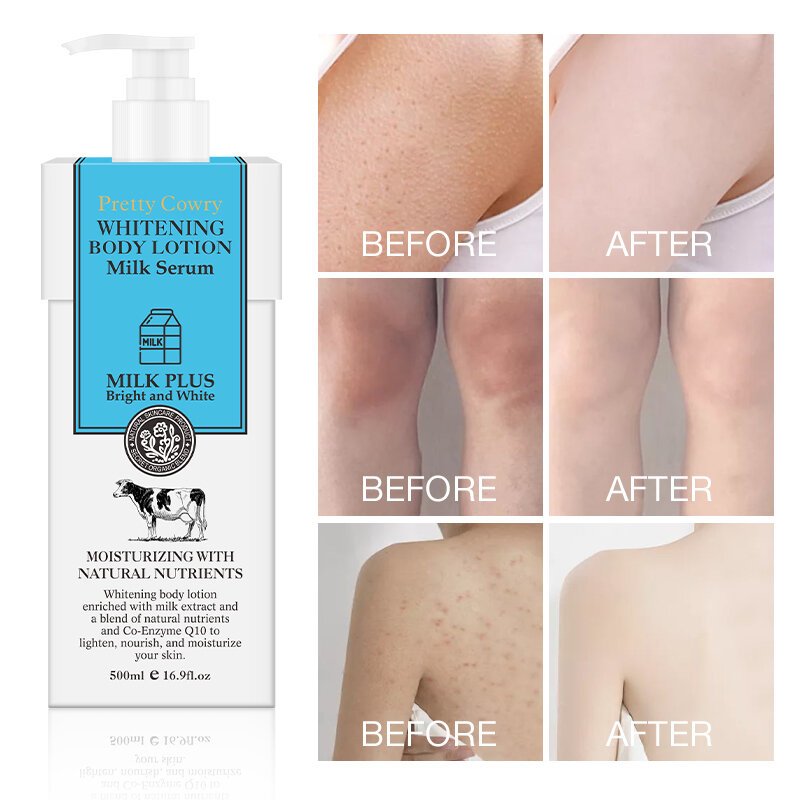 Pretty Cowry Organic Natural Skin Care Body Cream Milk Deep Moisturizing Body Lotion