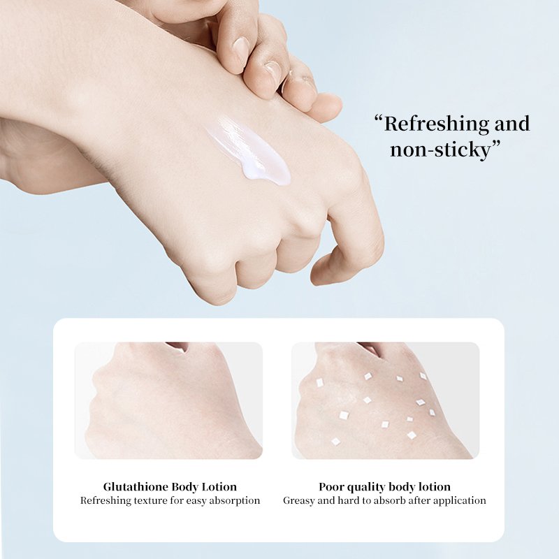 Customized White Glutathion-Strong Rapid Fading Body Cream Body Lotion Hydroquinone Free Moisturizing Milk Body Lotion